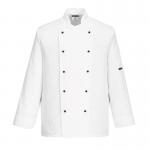 Portwest Somerset Chefs Jacket LS XS White POW03700