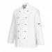 Portwest Somerset Chefs Jacket LS XS White POW03700