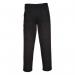 Portwest Action Trousers 30 Blk Tall POW12666