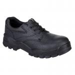 Portwest Steel Split Leather Low Shoe S1P SR 38 Blk POW12938