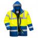 Portwest Hi Vis Contrast Winter Traffic Jacket S YellowRoyal POW13238