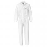 Portwest BizTex Microporous Coverall Type 56 S White (Pack of 25) POW13327