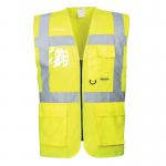 Portwest Berlin Hi Vis Executive Vest S Yellow (Pack of 10) POW13737