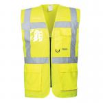 Portwest Berlin Hi Vis Executive Vest XL Yellow (Pack of 10) POW13740