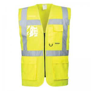 Portwest Berlin Hi Vis Executive Vest XL Yellow POW13740