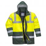 Portwest Hi Vis Contrast Winter Traffic Jacket S YellowGreen POW13749