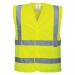 Portwest Hi Vis Band and Brace Vest LXL Yellow (Pack of 10) POW14149