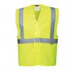 Portwest Hi Vis Band and Brace Vest SM Yellow (Pack of 10) POW14152