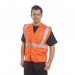 Portwest Hi Vis Band and Brace Vest SM Yellow (Pack of 10) POW14152