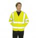 Portwest Hi Vis Band and Brace Jacket LS SM Yellow (Pack of 15) POW14156