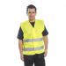 Portwest Hi Vis Two Band Vest LXL Yellow (Pack of 10) POW14161