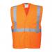 Portwest Hi Vis Band and Brace Vest SM Orange (Pack of 10) POW14168