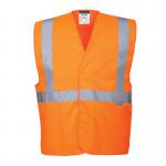 Portwest Hi Vis Band and Brace Vest LXL Orange (Pack of 10) POW14169