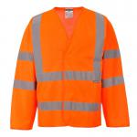 Portwest Hi Vis Band and Brace Jacket LS SM Orange (Pack of 15) POW14172