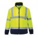 Portwest Hi Vis Contrast Fleece XS YellowNavy POW14378