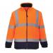 Portwest Hi Vis Contrast Fleece L OrangeNavy POW14383