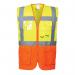 Portwest Prague Hi Vis Executive Vest S YellowOrange (Pack of 10) POW15315