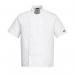 Portwest Cumbria Chefs Jacket SS S White POW15344