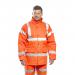 Portwest Hi Vis Breathable Rain Traffic Jacket S Orange POW15769