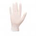 Portwest Powdered Latex Disposable Glove M White (Pack of 100) POW15857