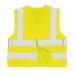 Portwest Hi Vis Junior Band and Brace Vest M Yellow (Pack of 10) POW15890