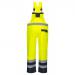 Portwest Hi Vis Breathable Contrast Rain Bib and Brace S YellowNavy POW16153