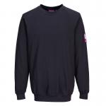 Portwest Flame Resistant Anti-Static Long Sleeve Sweatshirt S Navy POW16187