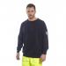 Portwest Flame Resistant Anti-Static Long Sleeve Sweatshirt S Navy POW16187