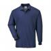 Portwest Genoa Long Sleeved Polo Shirt S Navy POW16216