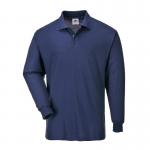 Portwest Genoa Long Sleeved Polo Shirt M Navy POW16217