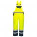 Portwest Hi Vis Breathable Contrast Rain Bib and Brace 3XL YellowNavy POW16626