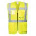 Portwest Berlin Hi Vis Executive Vest 4XL Yellow (Pack of 10) POW16629