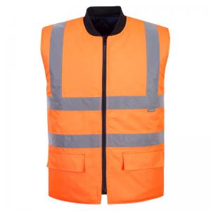 Portwest Hi Vis Reversible Bodywarmer L Orange POW16763