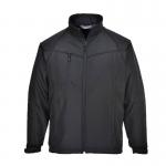 Portwest Oregon Mens Softshell Jacket 3L XL Blk POW16841