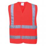 Portwest Hi Vis Band and Brace Vest LXL Red (Pack of 10) POW16913