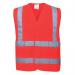 Portwest Hi Vis Band and Brace Vest LXL Red (Pack of 10) POW16913