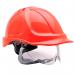 Portwest Endurance Visor Helmet Red POW17186