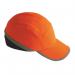 Portwest Long Peak Bump Cap Orange (Pack of 10) POW17192