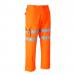 Portwest Hi Vis Rail Work Trousers L Orange POW17294