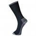 Portwest Work Sock 3 Pack 44-48 Blk (Pack of 6) POW17458