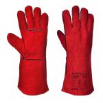 Portwest Welders Gauntlet XL Red (Pack of 6) POW17461
