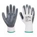 Portwest Flexo Grip Nitrile Glove M GryWhite (Pack of 12) POW17476