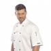 Portwest Kent Chefs Jacket SS XS Blk POW17695