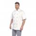 Portwest Kent Chefs Jacket SS L White POW17698