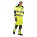 Portwest Hi Vis 3-in-1 Contrast Winter Bomber Jacket 4XL YellowBlk POW17993