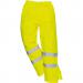 Portwest Hi Vis Breathable Rain Trousers L Yellow POW18000