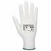 Portwest PU Fingertip Glove M White (Pack of 12) POW18132