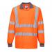 Portwest Hi Vis Polo Shirt LS L Orange POW18181