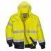 Portwest Hi Vis 3-in-1 Contrast Bomber Jacket XS YellowNavy POW18763