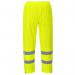 Portwest Hi Vis Rain Trousers XS Yellow POW18766